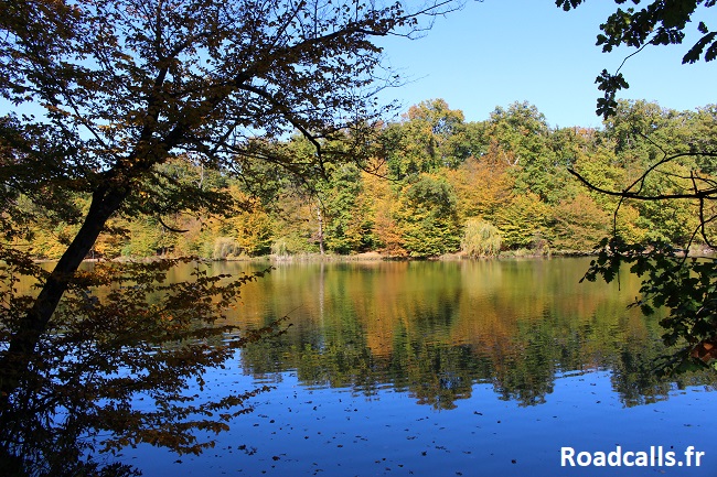 Un des lacs du parc de Maksimir de Zagreb, au début de l'automne